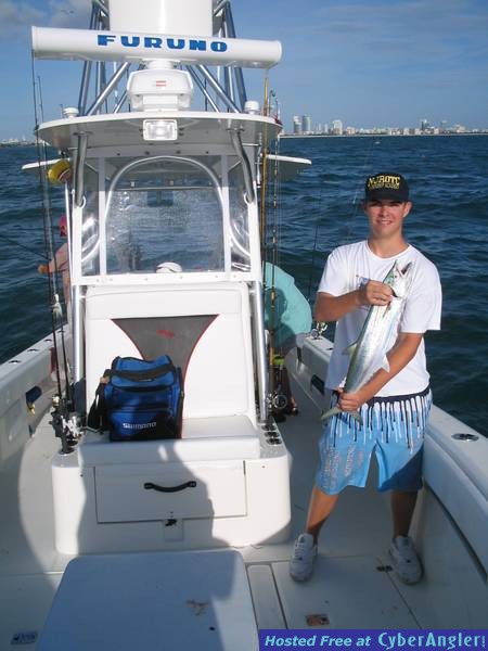 Here Rudy Jr. with a Spanish Mackerel