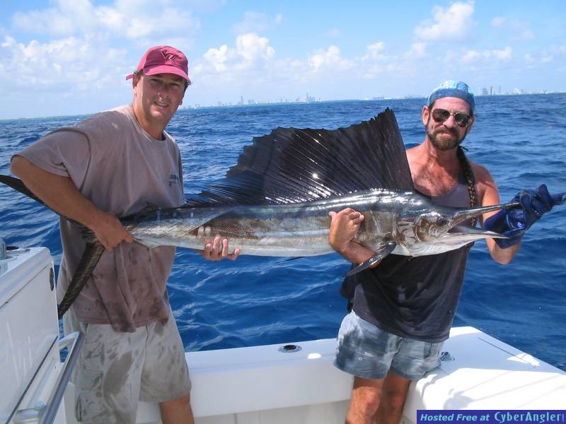 Kelly East & John Meyers with Sailfish