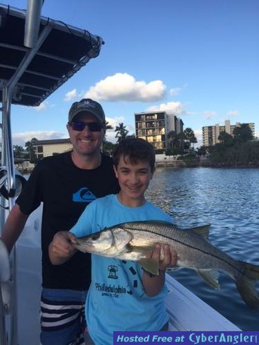 Joe and Jack's First Snook