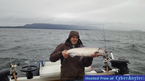 April 2017 Ucluelet BC Fishing Salmon