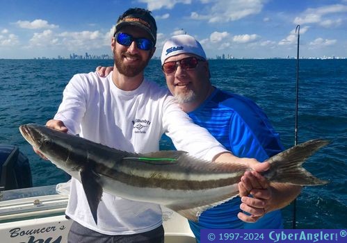 Everybody caught a cobia yesterday