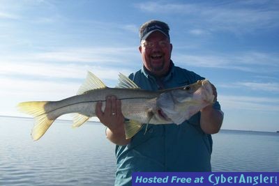 Thom Schwabauer of Moses Lake, WA  with a nice Flamingo Snook!