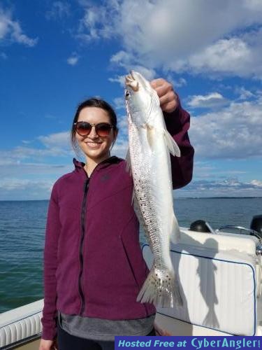 Nicole_spotted_trout_Dunedin_fishing_guide_charter_tours