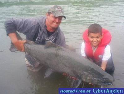 70-pound PLUS Chinook King Salmon