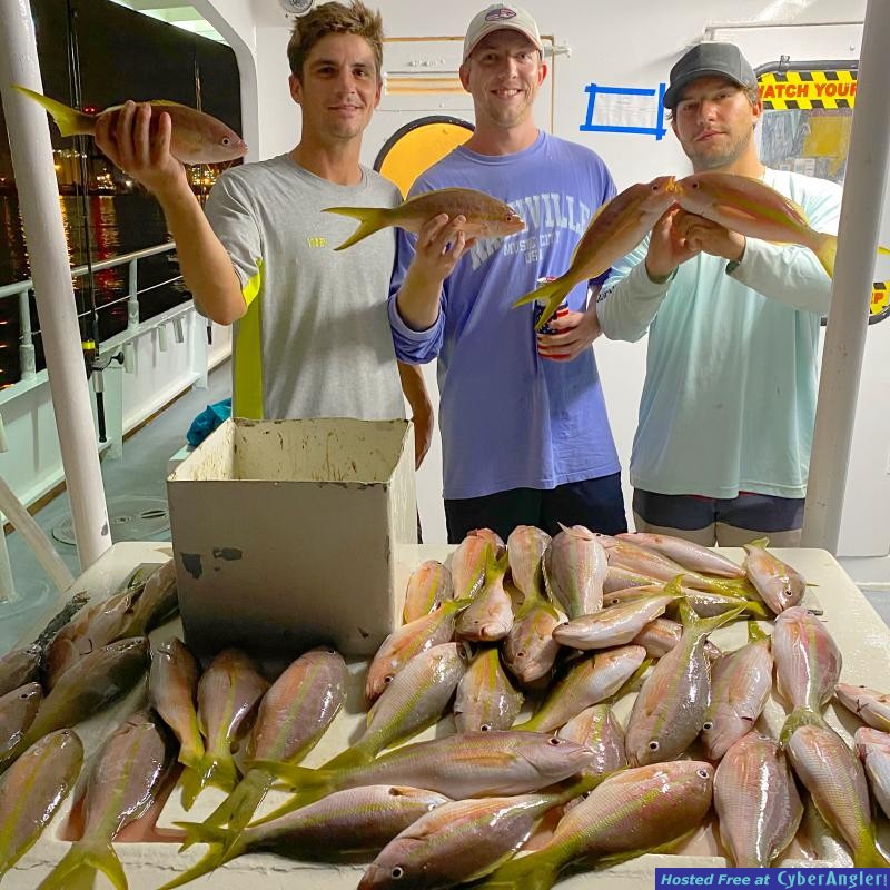 Excellent Night Fishing Aboard the Catch My Drift