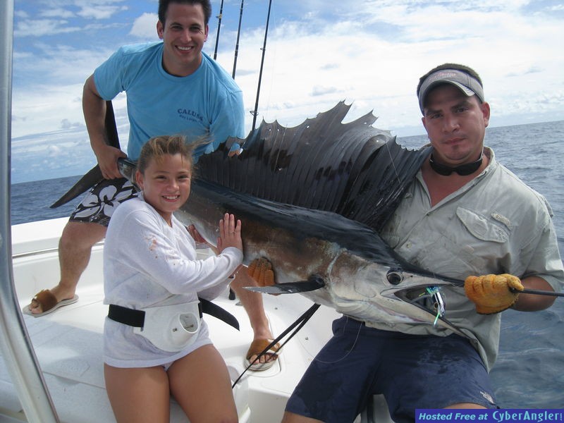 Sailfish caught with Iland Hood  Lure