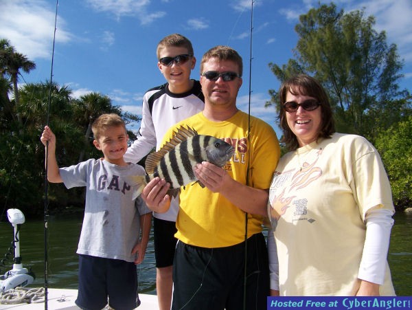 Family Fishing on the Banana River