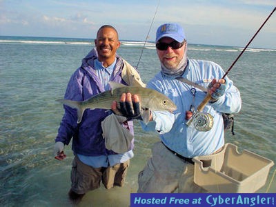 Capt. Rick Grassett's Turneffe Flats Lodge fly bonefish