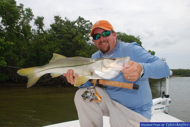 Capt. Wells Gable with a nice snook