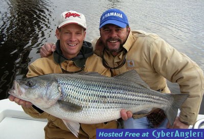 31.6 pound Cape Fear River Striper