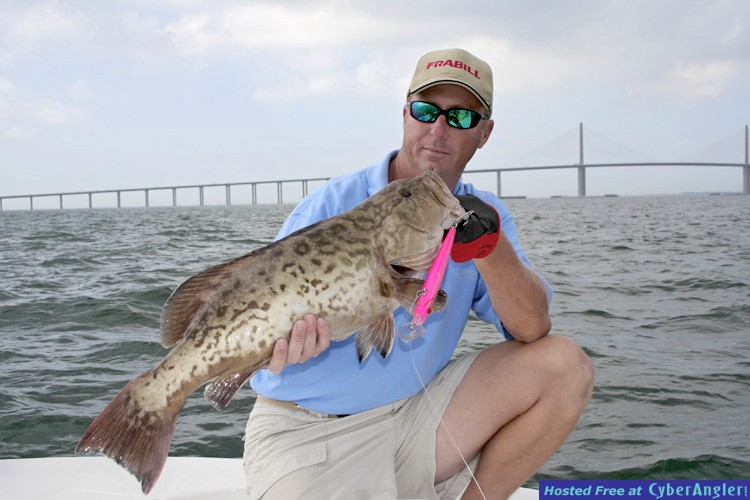 Capt Mike Gore with an inshore gag