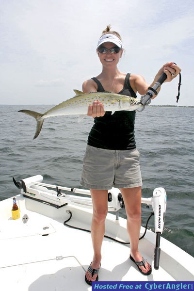 Jennifer with big Tampa Bay Mackerel