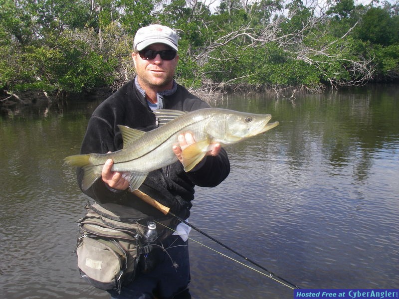 Winter Snook fishing with Captain Austin Lowder