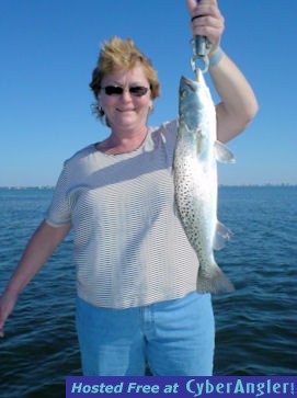 Michelle Mumford's Sarasota Bay CAL jig trout
