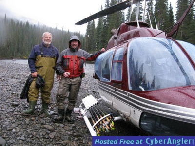 heli fishing northern british columbia canada