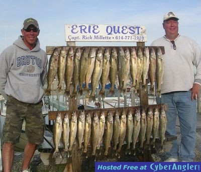 Lake Erie walleye fishing