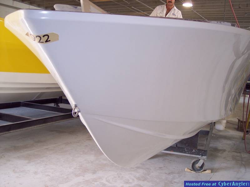 Bow view with. Eyelit installed