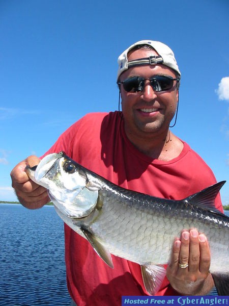 Paul Hutchinson with a Backcountry Tarpon