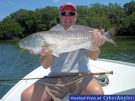 PerryGreene's Sarasota Bay 1st fly red
