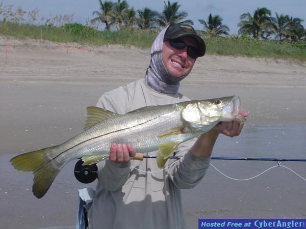 Stuart Snook sightfishing in July on fly