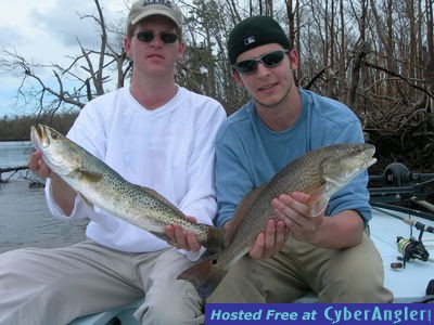 Big trout and redfish