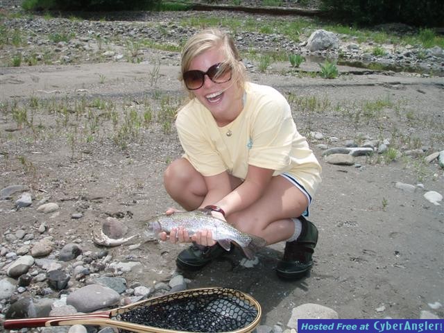 First fish on the fly!