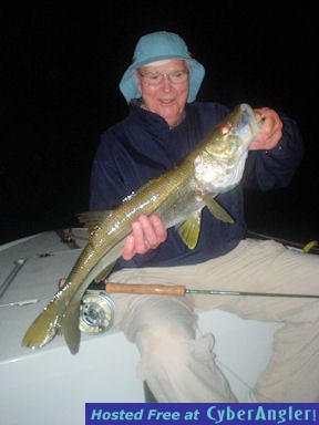 Pat Campbell's night fly snook