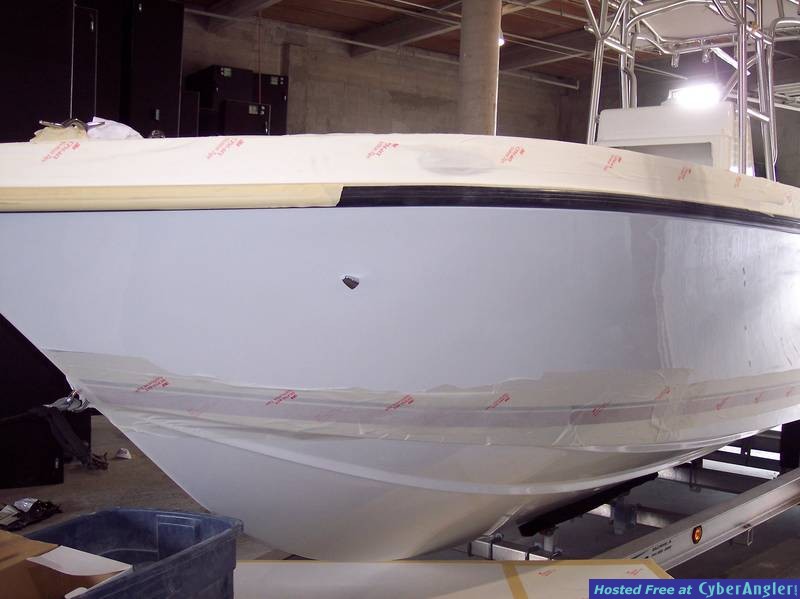 Port side Bow stripes