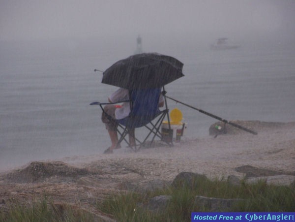 Fishing in the Rain